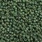 Miyuki 8 Round Seed Bead, 8-4700, Matte Opaque Glazed Basil Green AB, 10 grams